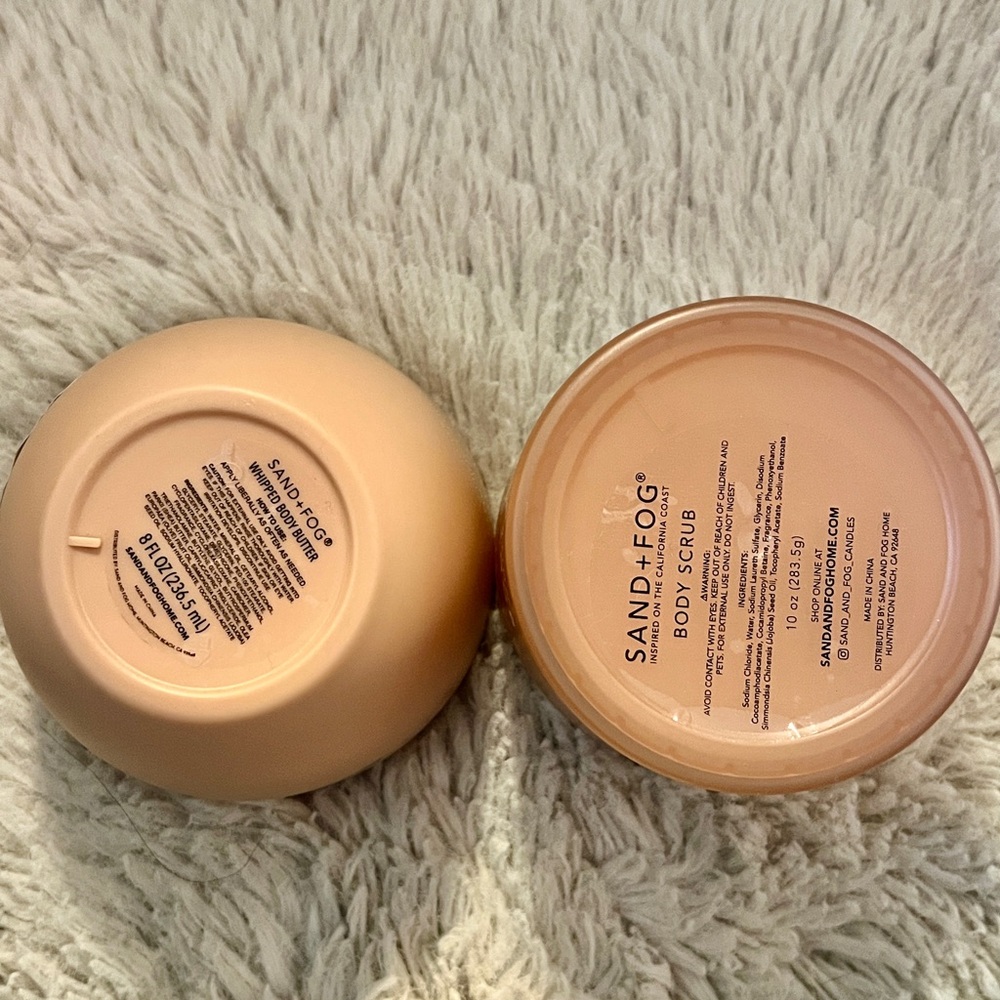 Sand + Fog White Vanilla Body Scrub and Whipped Body Butter Set - Picture 3 of 3
